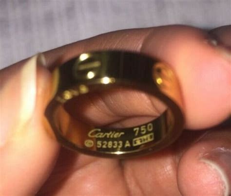 fake cartier ring gold|cartier 750 ring 52833a.